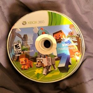 Minecraft Xbox360 disc